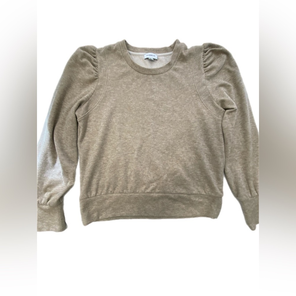 Evereve Stacy Heather oatmeal pullover Large